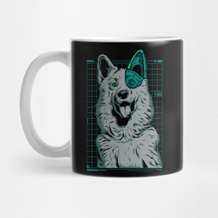 Cyborg Dog Mug